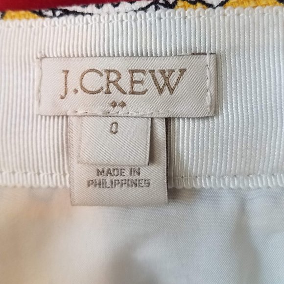 Yellow, White & Black Print Pencil Skirt - Picture 3 of 11